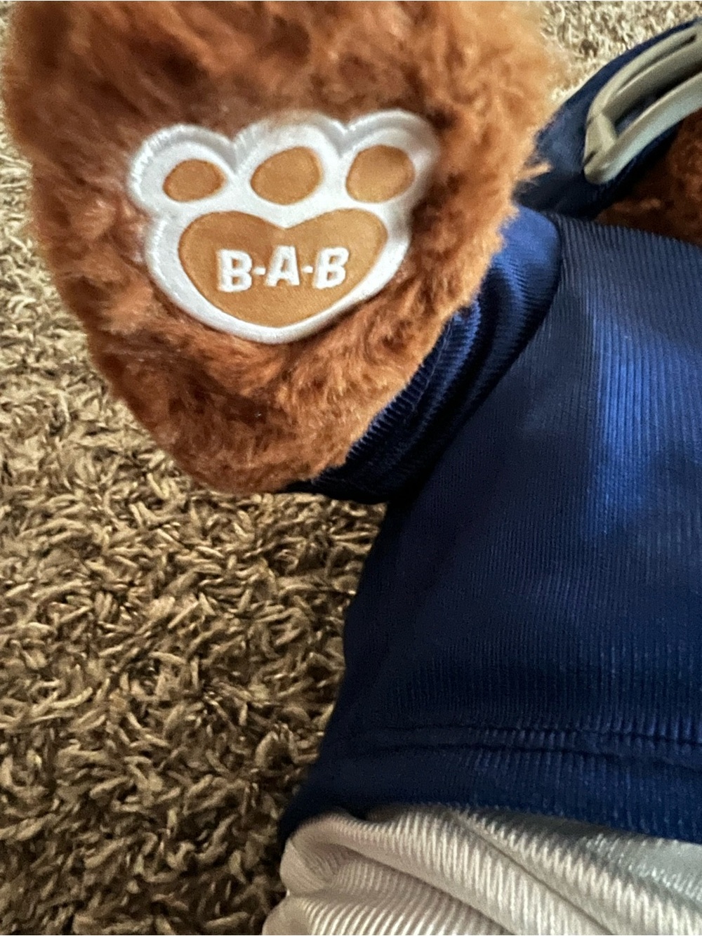Build-A-Bear New York Giants Navy Blue & White Football Bear - Picture 5 of 5